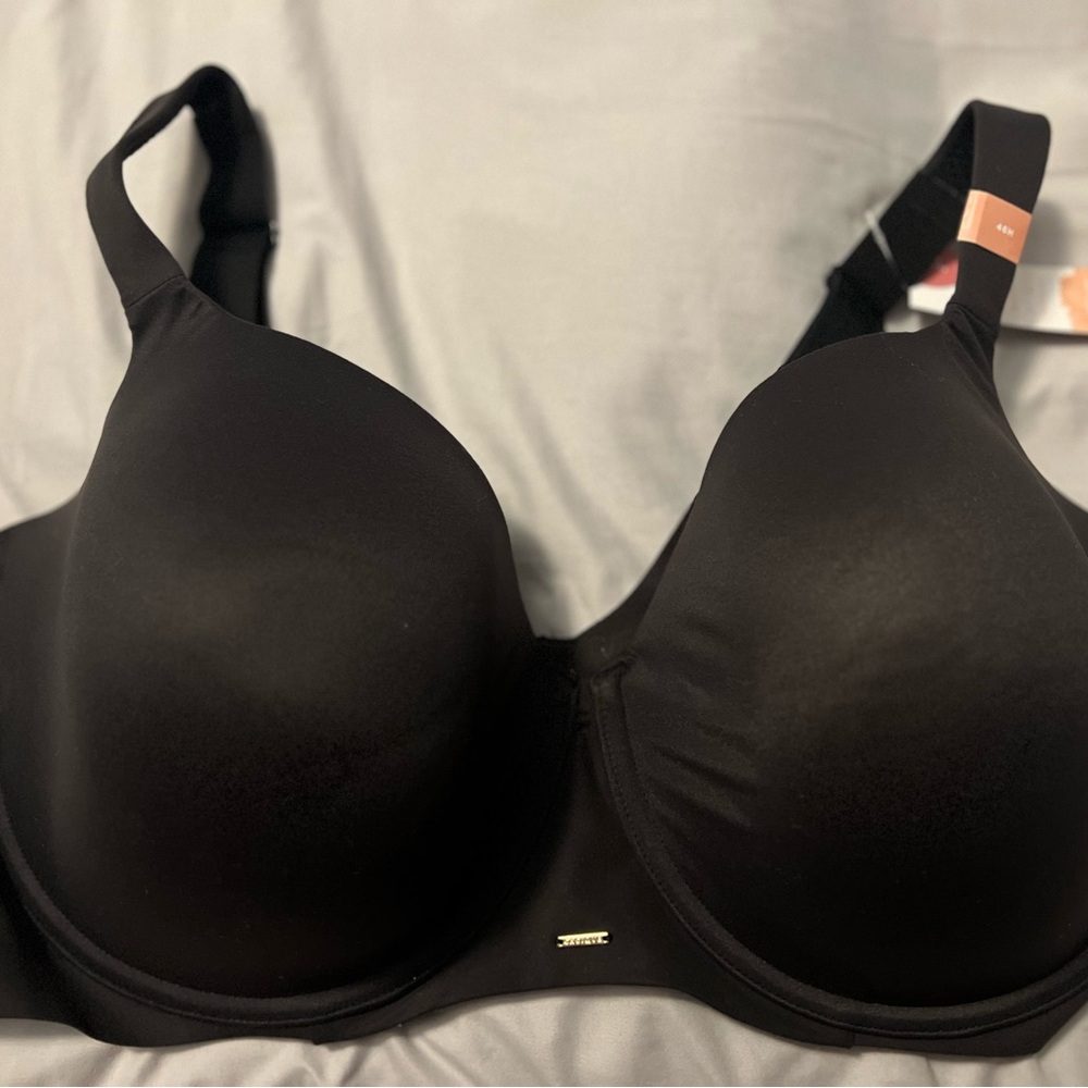 Cacique Black Full Coverage Bra with Underwire Support
